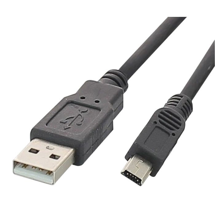 Câble USB ELECTRO DEPOT vers mini USB noir 1,80m