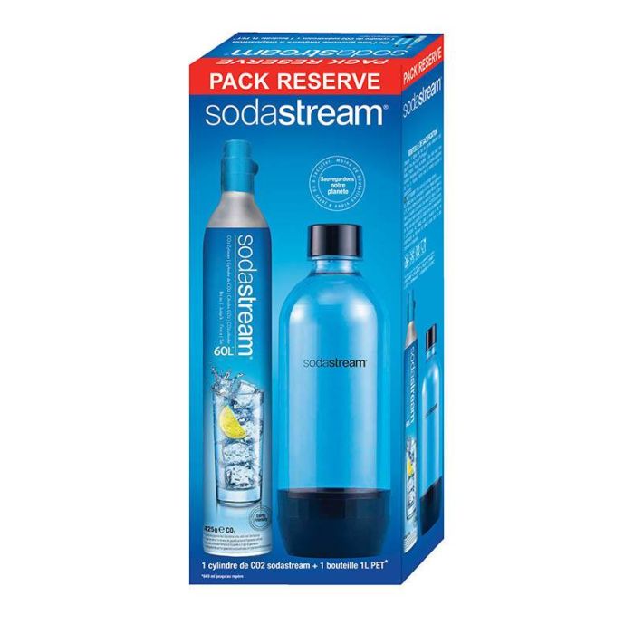 Pack 1 cylindre CO2 + 1 bouteille SODASTREAM