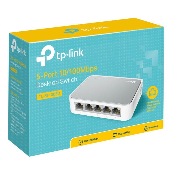 SWITCH Switch TP-Link 5 ports 10/100 mbps TL-SF1005D