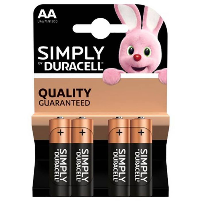 Pile DURACELL Simply AA X4