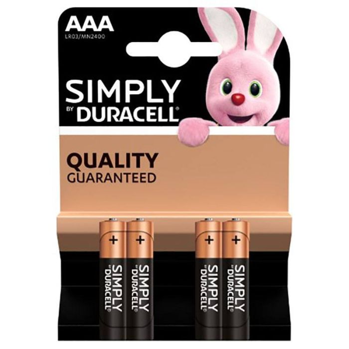 Pile DURACELL Simply AAA X4