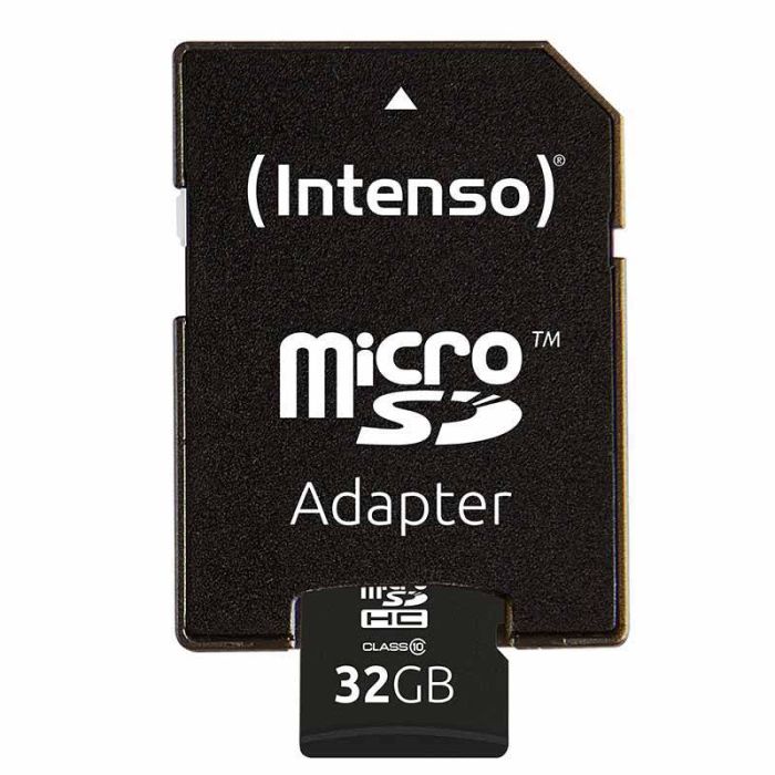 Carte Micro SD INtenso 32Go + adaptateur SD
