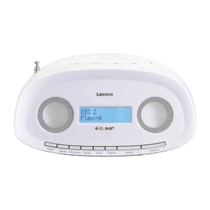 Radio CD LENCO SCD-69 DAB+ / FM avec CD, MP3, USB Blanc