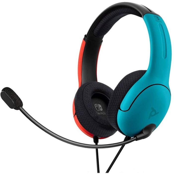 Casque micro PDP LVL40 SWITCH bleu/rouge