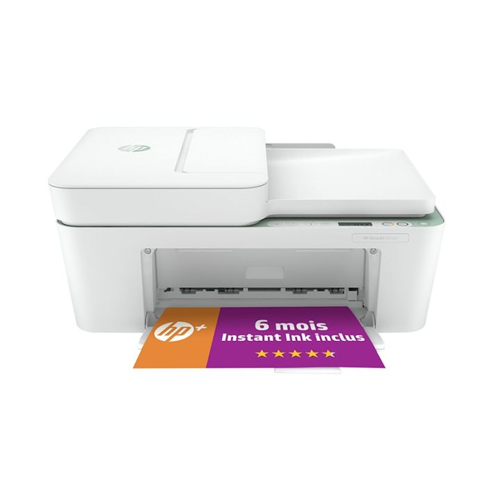 Imprimante HP DeskJet 4122e multifonction Jet d'encre couleur Copie Scan - 6 mois d' Instant ink inclus avec HP+ 