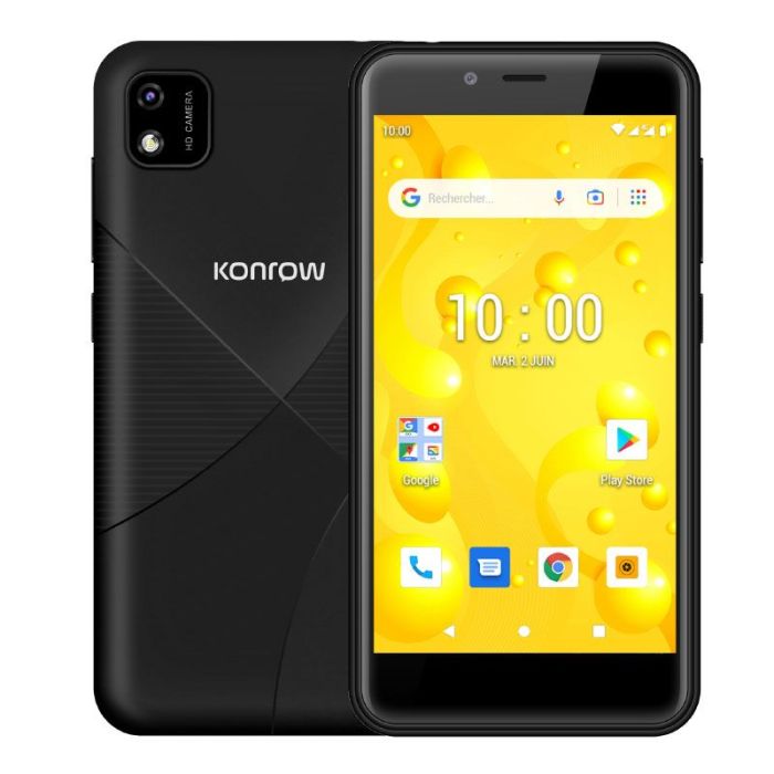 Smartphone KONROW SWEET 5 8Go Noir