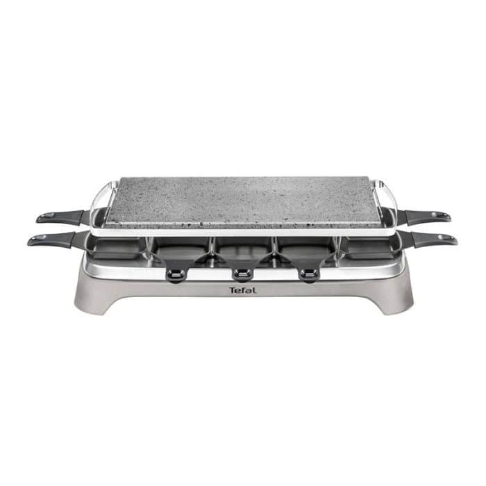 Raclette & pierre à cuire TEFAL PR457B12 10 parts - Electro Dépôt
