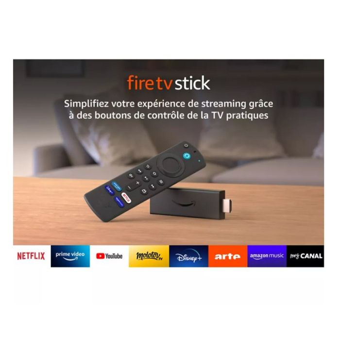 Passerelle Multimédia FIRE STICK TV AMAZON 3 avec télécommande vocale