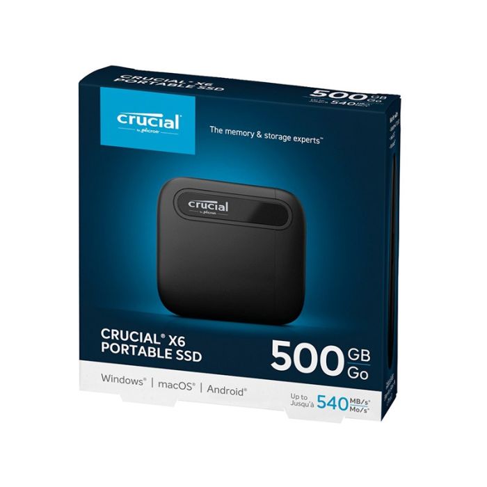 SSD externe CRUCIAL 500 Go - X6