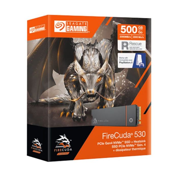 SSD interne SEAGATE 500Go GAMING FIRECUDA