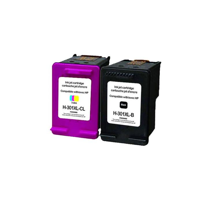 Cartouche d'encre ELECTRO DEPOT compatible HP H301 pack XL noir et couleurs