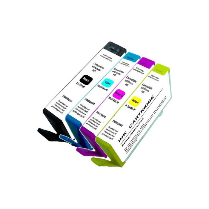 Cartouche d'encre ELECTRO DEPOT compatible HP H364 pack noir et couleurs
