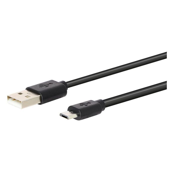 CABLE DE CHARGE HIGH ONE 1M NOIR MICRO USB