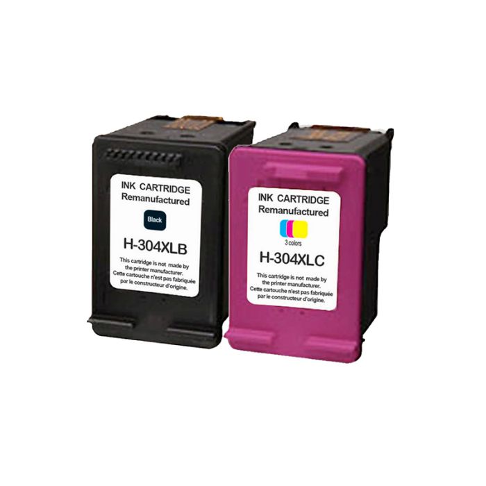 Cartouche d'encre ELECTRO DEPOT compatible HP H304 pack XL noir et couleurs