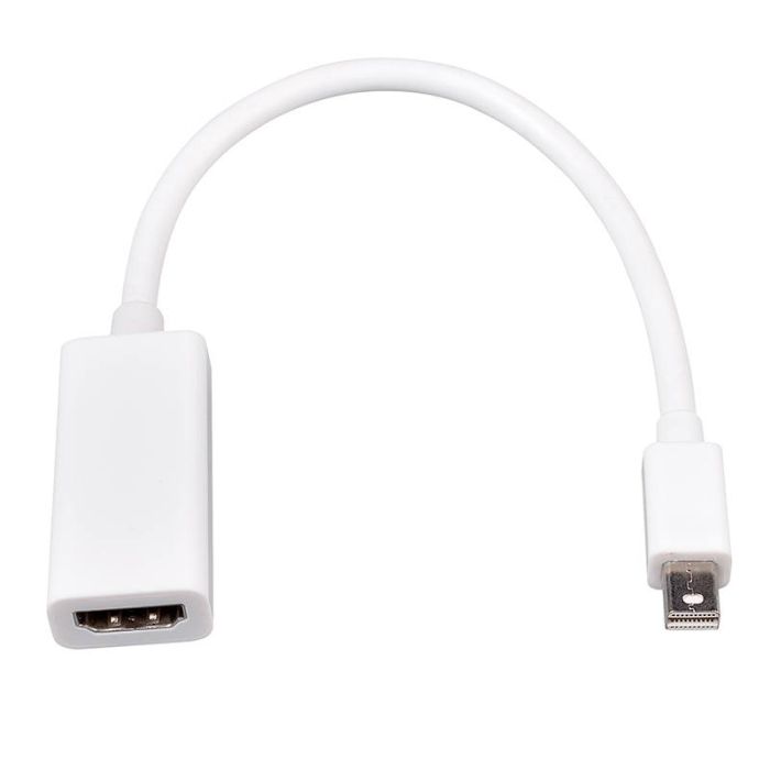 Adaptateur HDMI femelle APM vers Apple Mini blanc blanc