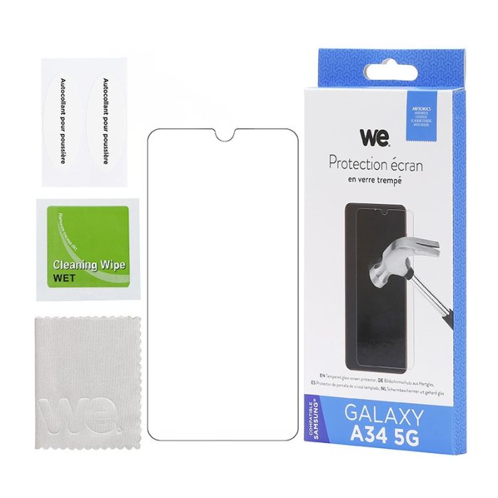 Film de protection en verre trempé WE pour Samsung A34 5G