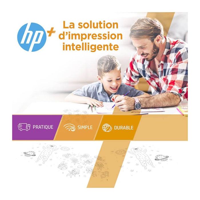 Imprimante multifonction HP OfficeJet 8014e Jet d'encre couleur Copie Scan - 9 mois d' Instant ink inclus 