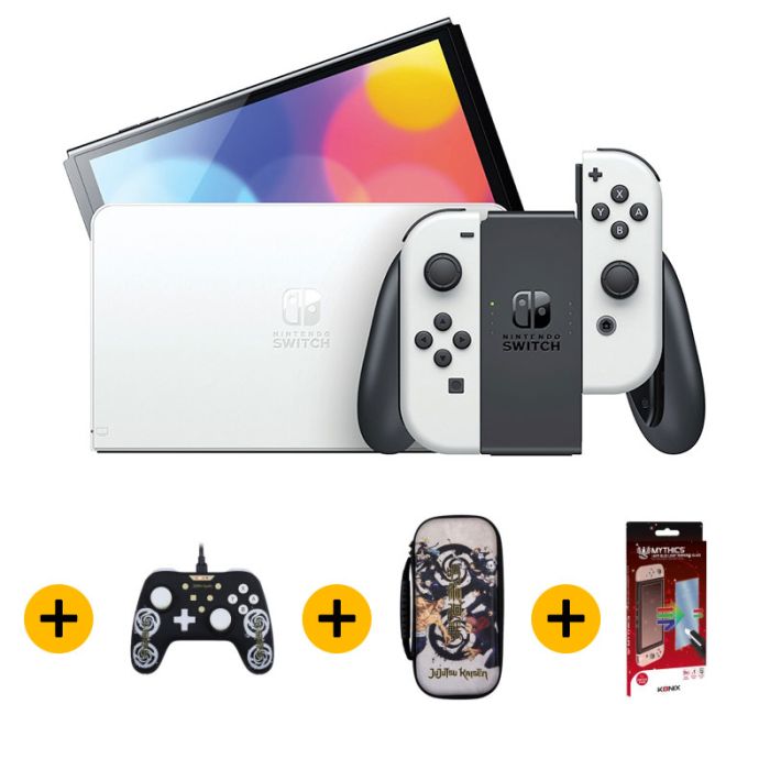 Pack NINTENDO SWITCH Oled + 3 accessoires