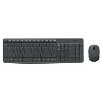 Pack clavier + souris sans fil LOGITECH MK 235 gris