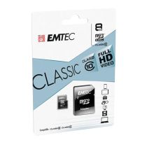 Carte Micro SD 8 go EMTEC class 10 + adaptateur