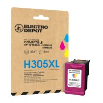 Cartouche d'encre ELECTRO DEPOT compatible HP H305 couleurs XL