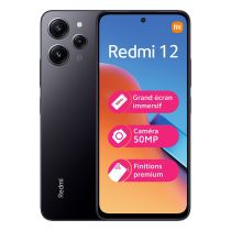 Smartphone XIAOMI Redmi 12 4G - 256Go Noir