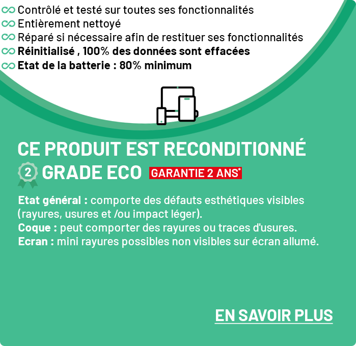 Ce produit est reconditionné