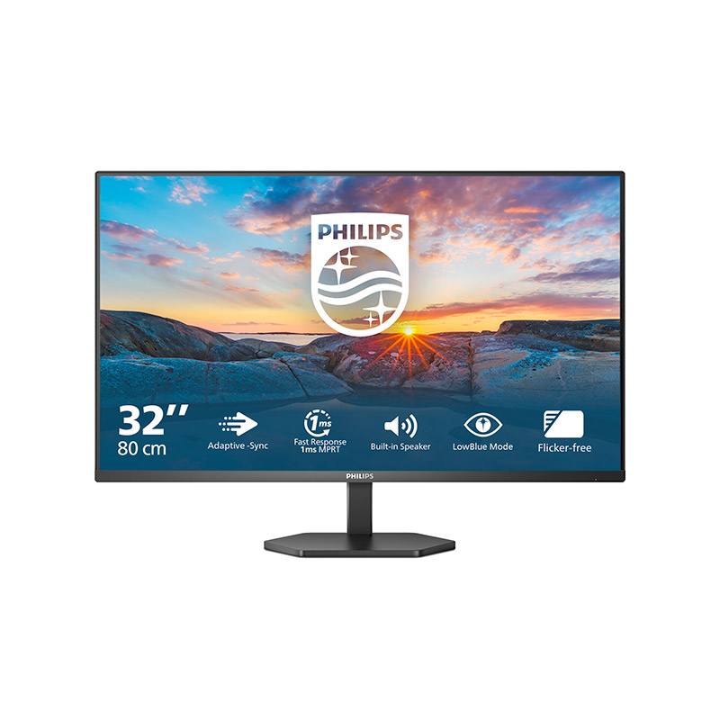 Ecran PC 32" Philips 32E1N3100La -1Ms/75Hz/Haut-Parleurs
