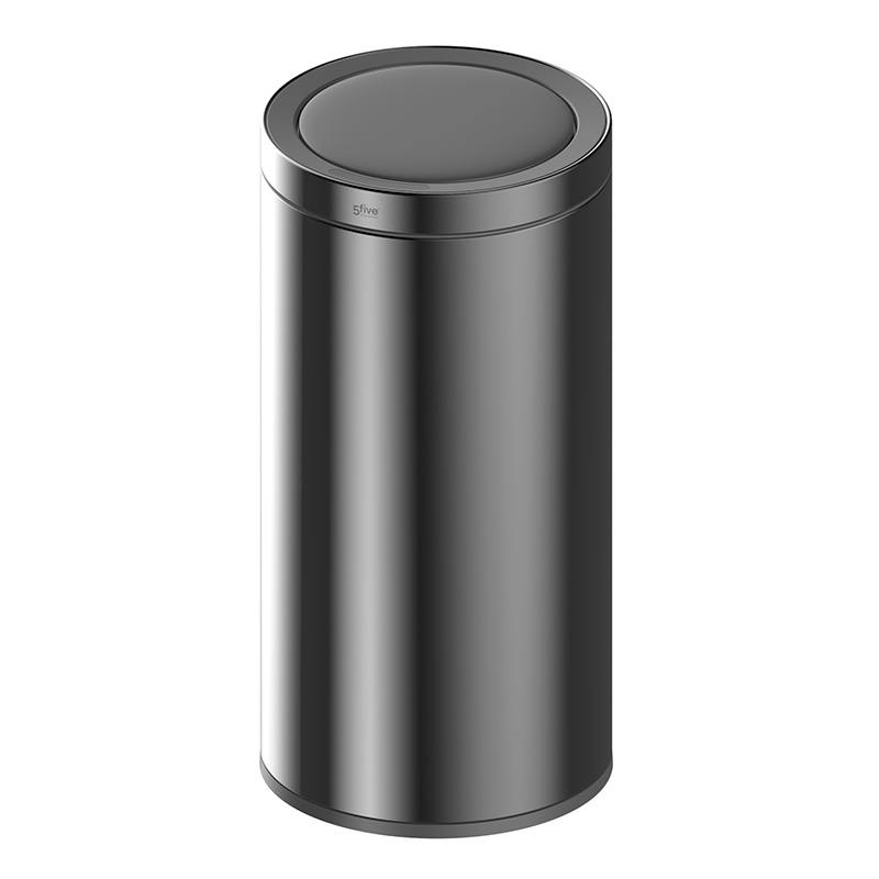 Electrodepot Poubelle Sensor Metal 40L Carbone