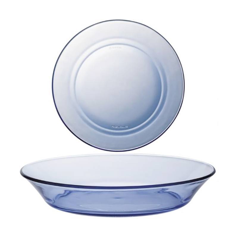 Assiette Duralex Coupelle Lys Marine Diamètre 19.5 Cm
