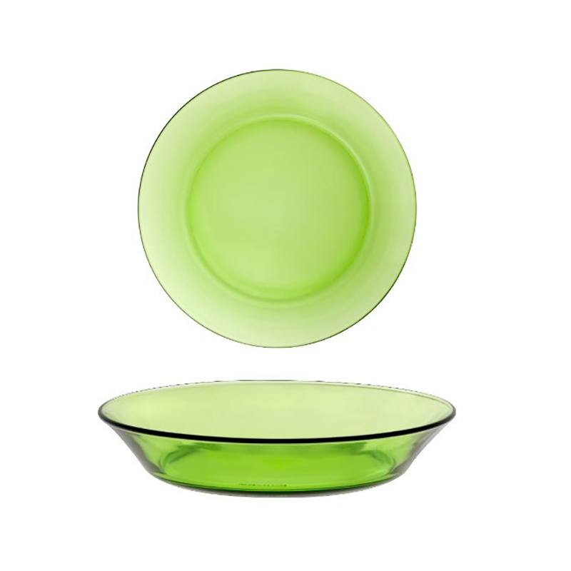Assiette Duralex Lys Vert Coupelle Diamètre 19.5 Cm