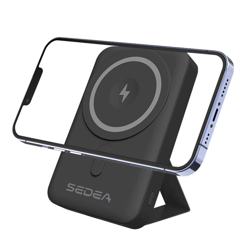 Batterie Type Magsafe/induction Noir 10000 Mah