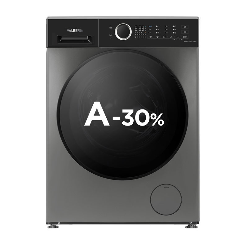Lave-Linge Hublot 8 Kg Valberg Wf 814 A-30 F S566C