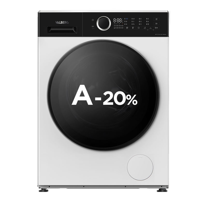 Lave-Linge Hublot 12 Kg Valberg Wf 1214 A-20 F W566C