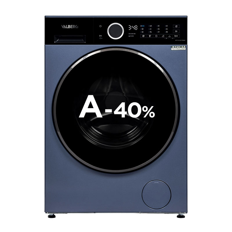 Lave-Linge Hublot 9 Kg Valberg Wf 914 A-40 F B566C