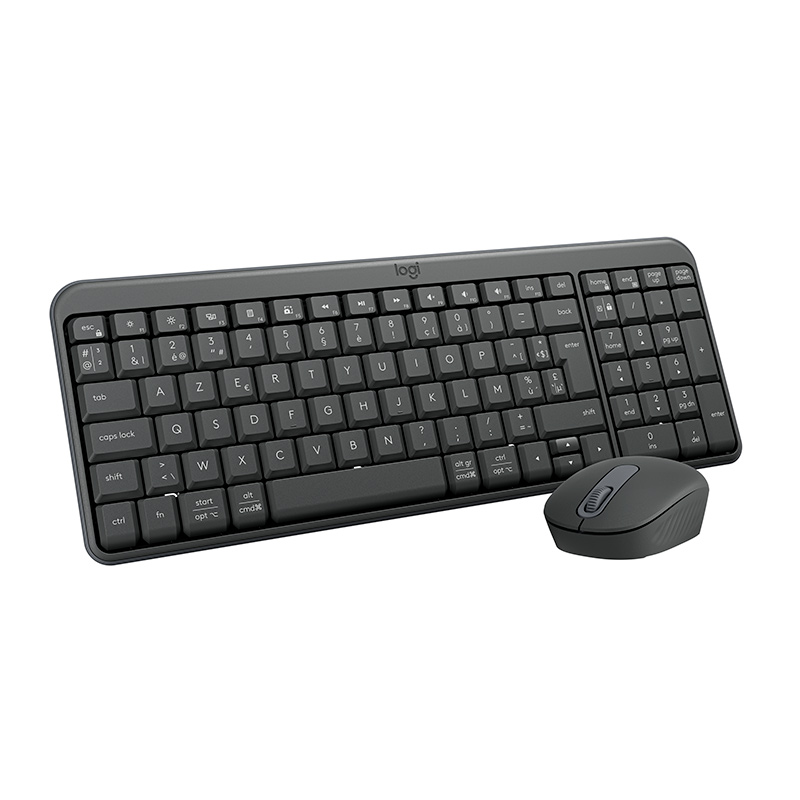 Logitech Clavier + Souris Sans Fil Mk250 Compact Bluetooth Wireless Combo