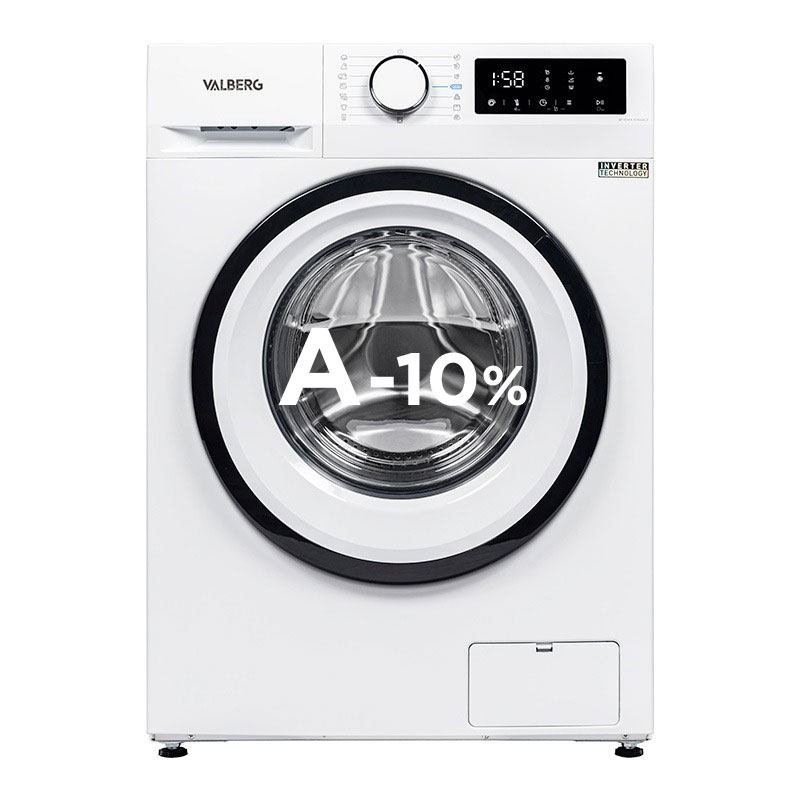 Lave-Linge Hublot 10 Kg Valberg Wf 1014 A-10 W566C2