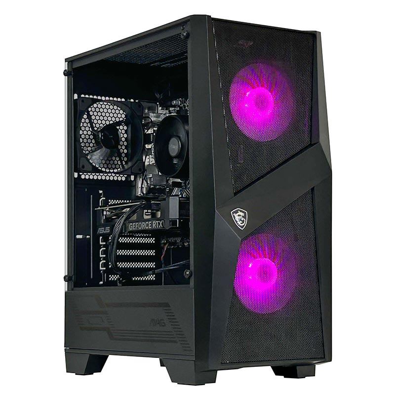 Unite Centrale Gamer Recommerce- I5/32go/480go/rtx 3050- 6go/w11/ Boitier Msi - Reconditionne Grade A+