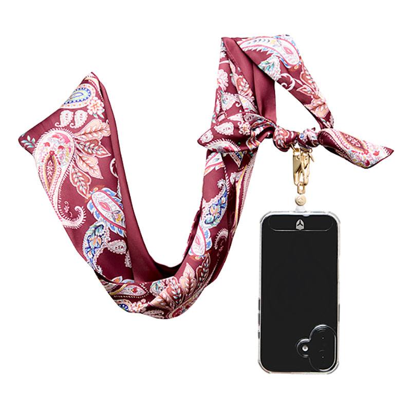 Tour Ce Cou Pour Smartphone Force Power Bandana Bordeaux
