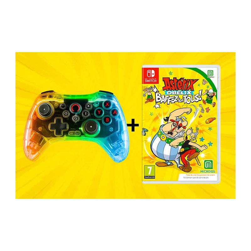Lot Manette Konix Crystal + Jeu Asterix