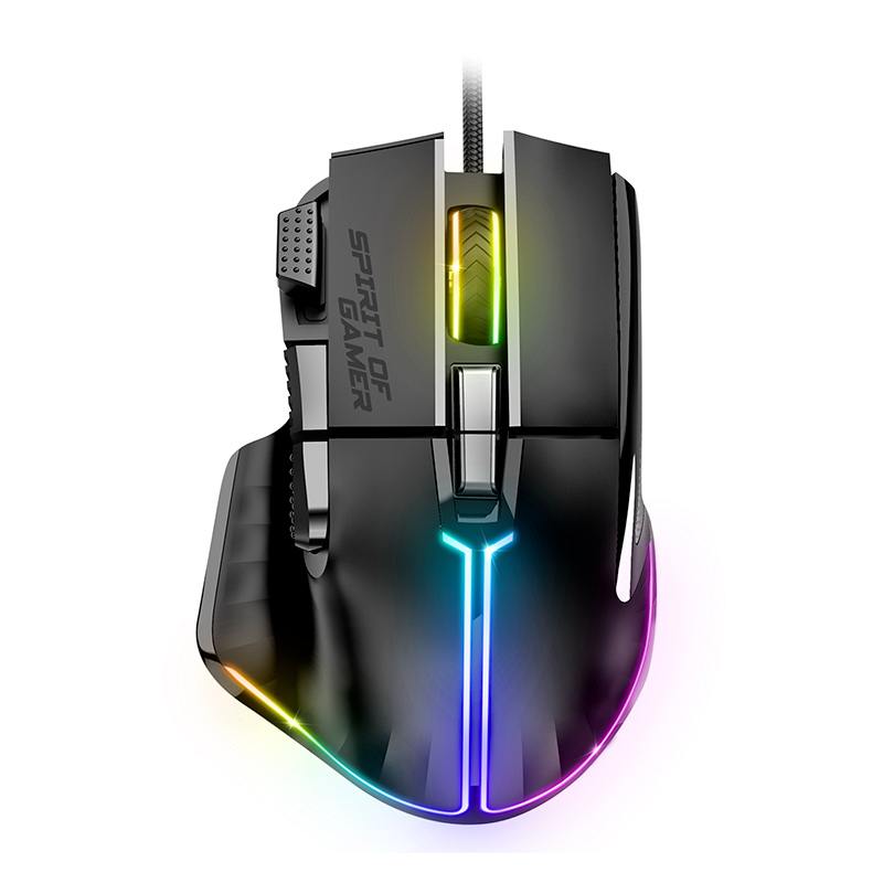 Souris Gaming Spirit Of Gamer Pro M5 Noire Filaire 12800Dpi