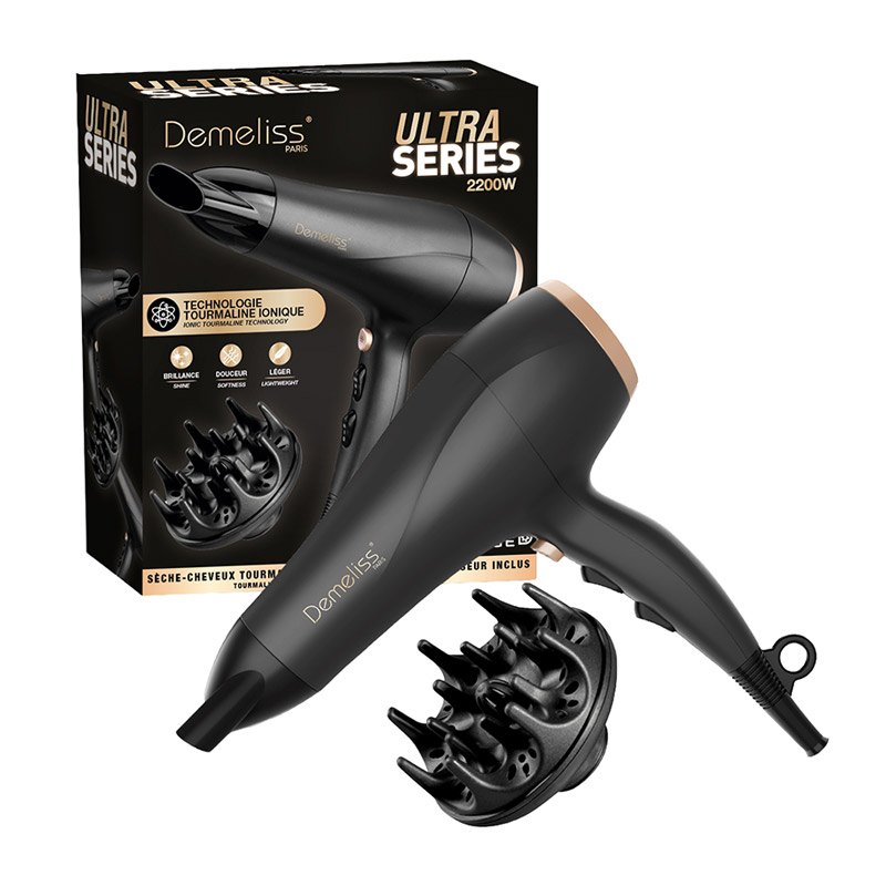 Saint Algue Sèche Cheveux Demeliss Ultra Series Ionique 2200W