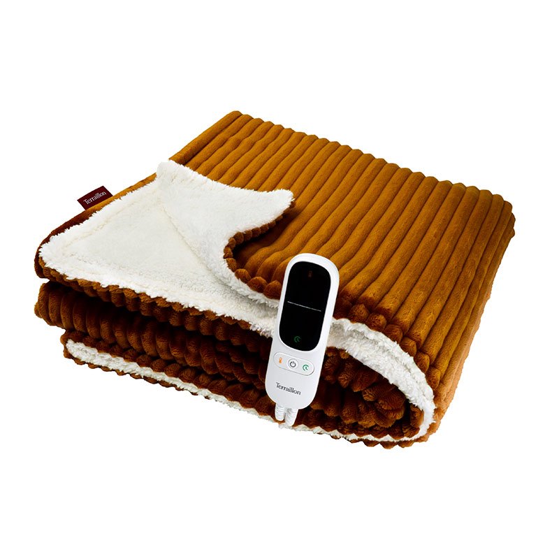 Plaid Chauffant Terraillon Koomy Caramel