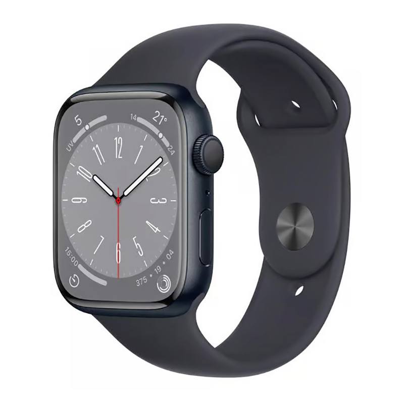 Apple Watch S8 45Mm GPS Noir Reconditionnee Grade A+
