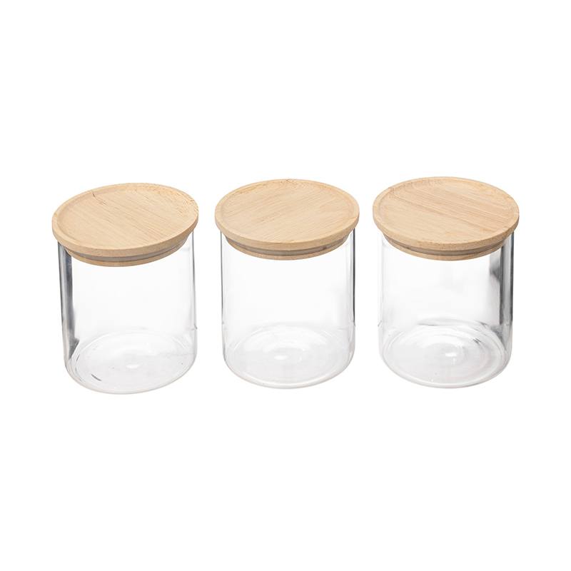 Set De 3 Bocaux Verre 350ml