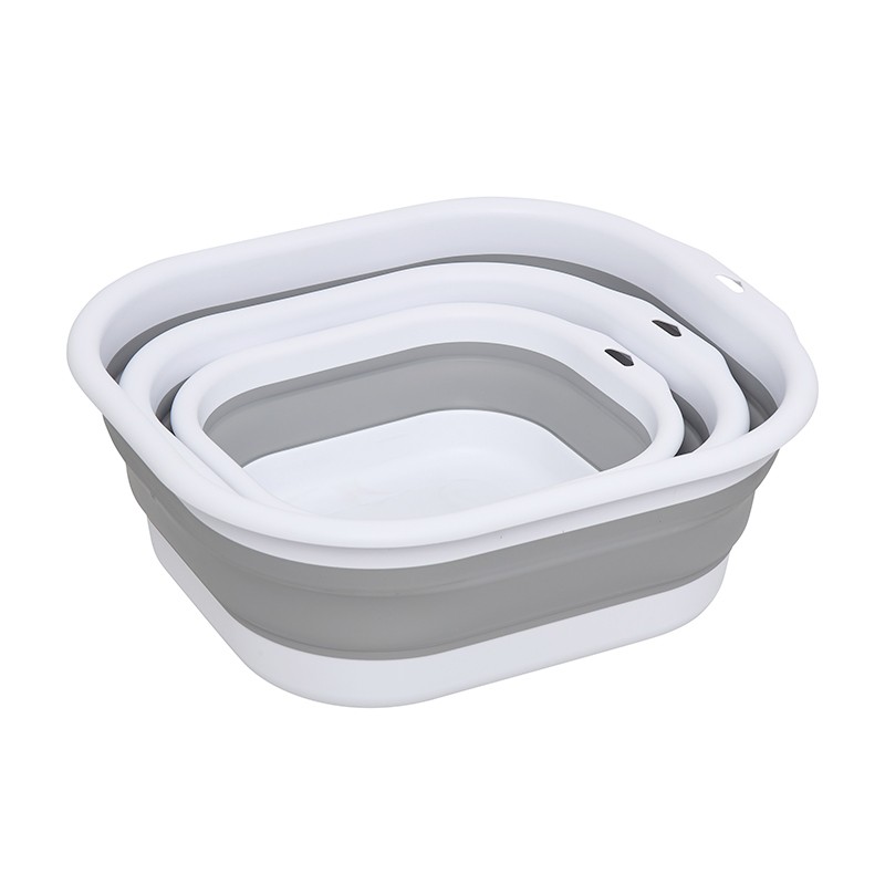 Electrodepot Lot De 3 Bassines Retractables 3-5-10 L