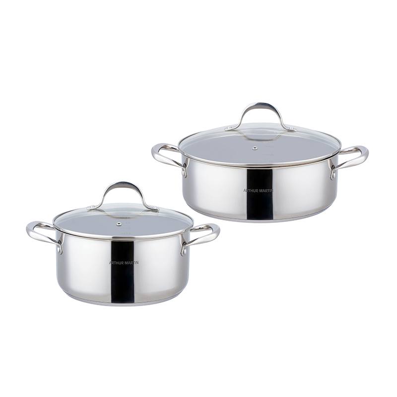 Set Arthur Martin Marmite Faitout Inox