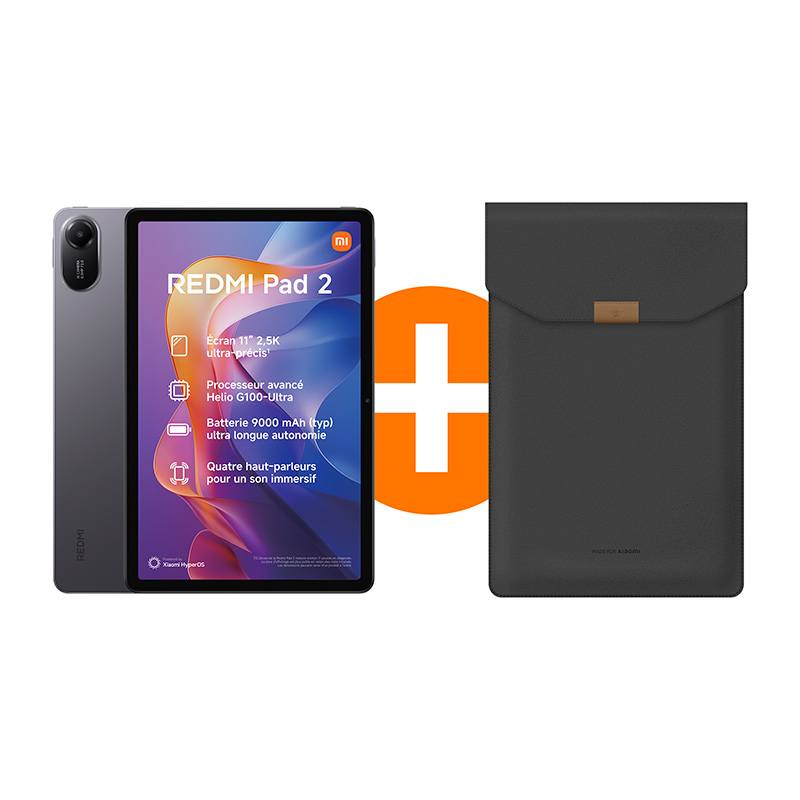 Tablette 11'' Xiaomi Redmi Pad 2 128go -2,5k Gris + Etui Bon état -  reconditionné disponible sur Electro Depot