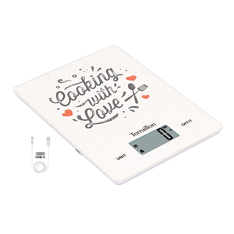 Robot de cuisine Balance De Cuisine Terraillon Rechargeable - Cooking Usb Et Cable