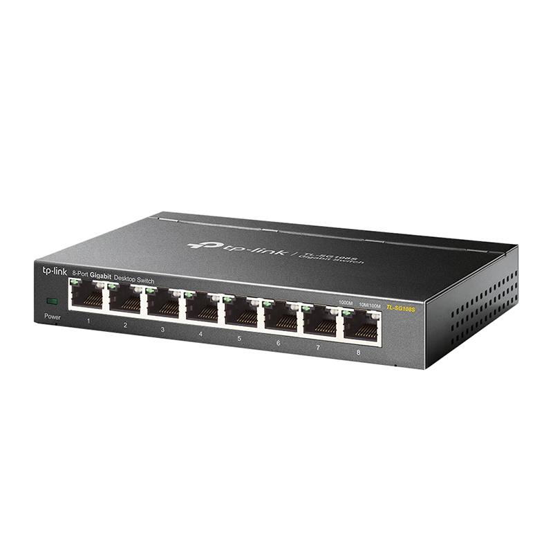 Switch Tp Link Tl-sg108 8 Ports Rj 45 10/100/1000 Mbps